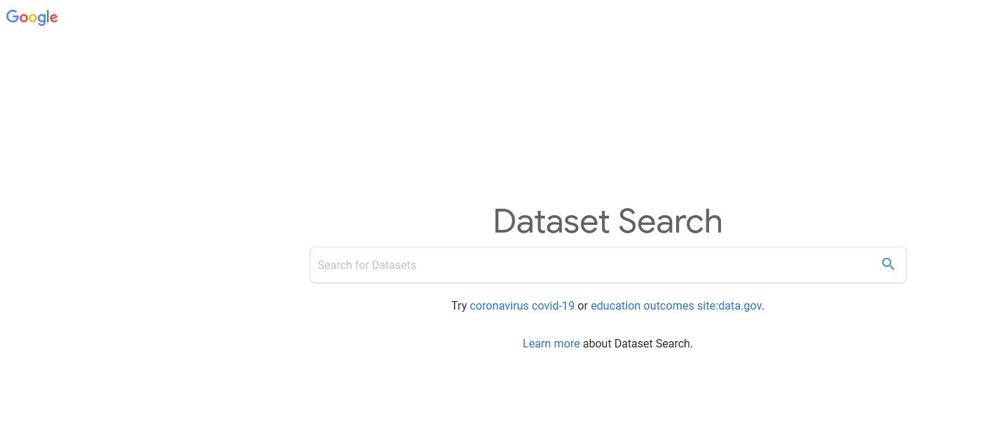 Searching for datasets